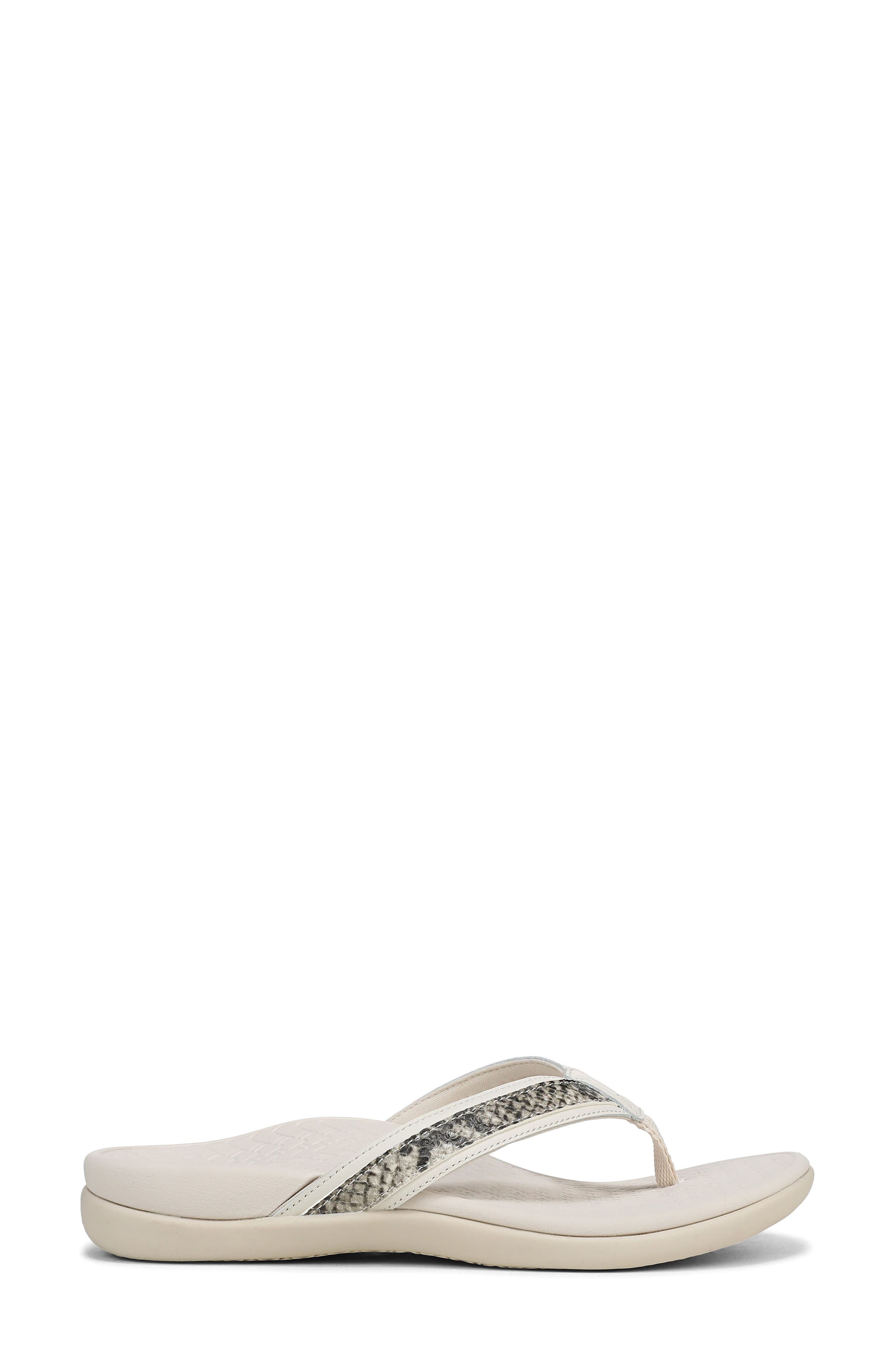 Tide 2.0 Flip Flop, Alternate, color, CREAM SNAKE
