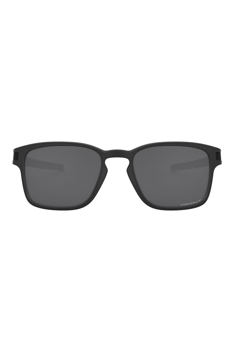 55mm Polarized Sunglasses, Main, color, MATTE BLACK