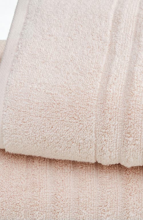 Woven & Weft Combed Cotton 2-pack Bath Towels In Pink