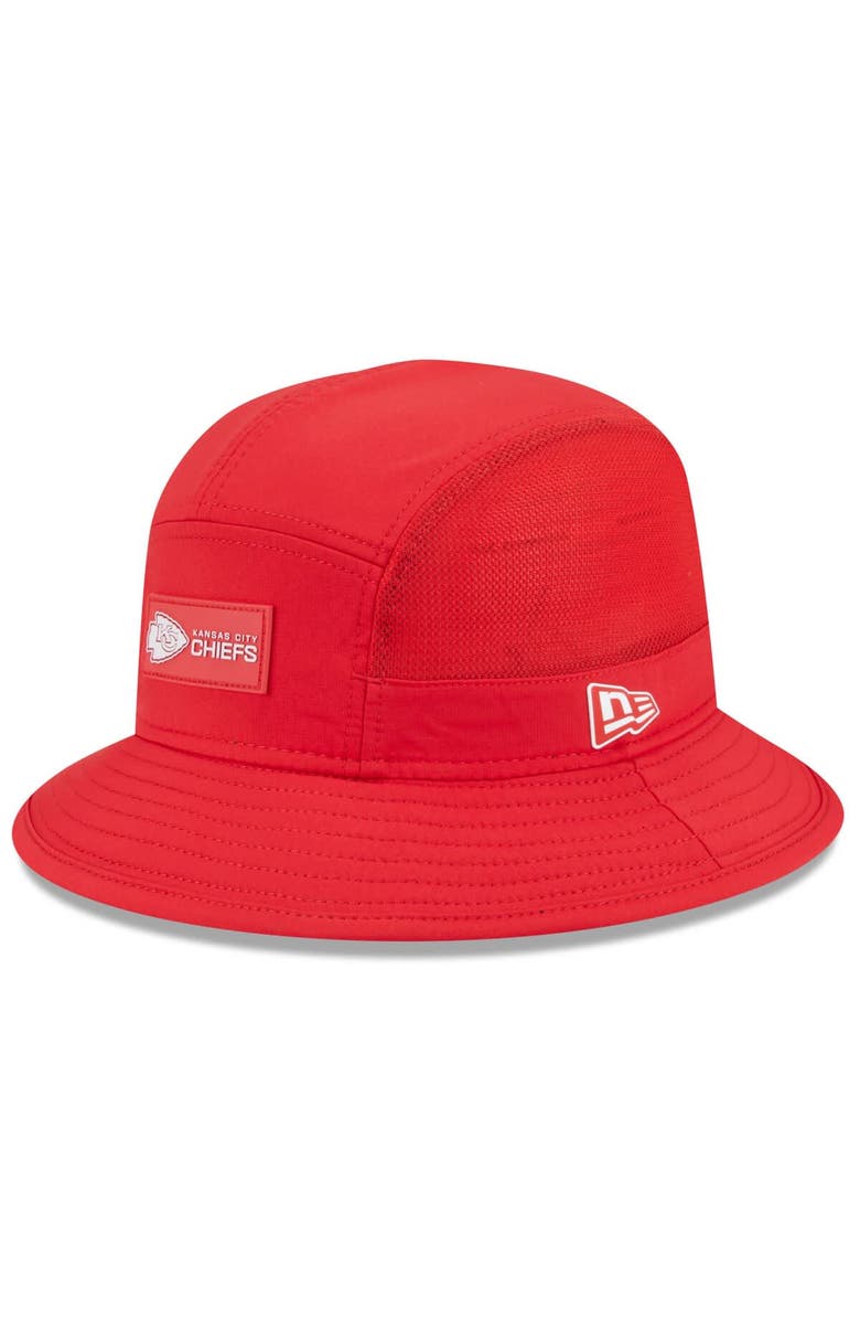 New Era Men's New Era Red Kansas City Chiefs 2025 Sideline Bucket Hat, Alternate, color, Red