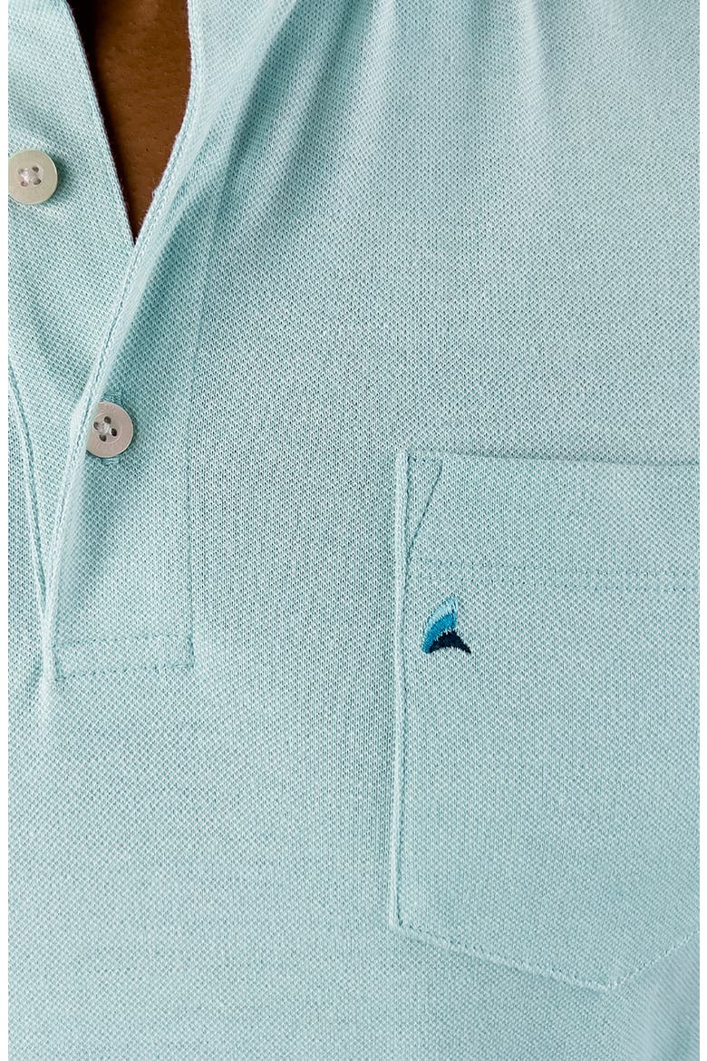 Performance Birdseye Piqué Polo Shirt, Alternate, color, CLEARWATER BIRDSEYE PIQUE