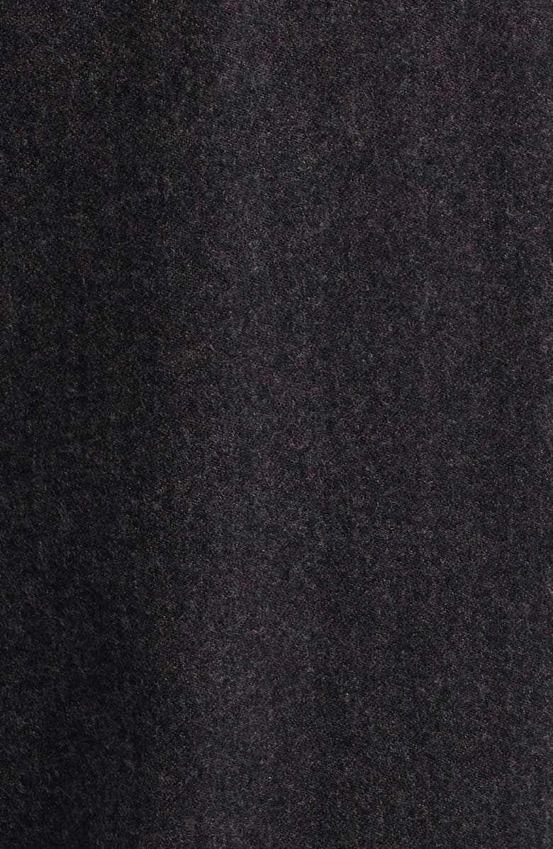 Canali Regular Fit Lightweight Wool Flannel Pants, Alternate, color, Dark Red/Black