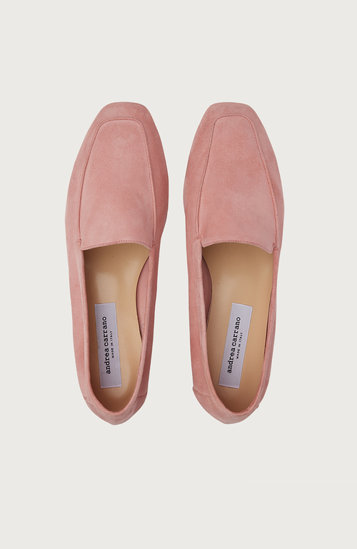 Andrea Carrano Mare Moccasins In Pink