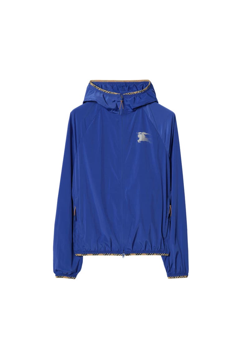 Nylon Hooded Jacket, Alternate, color, Knight blue