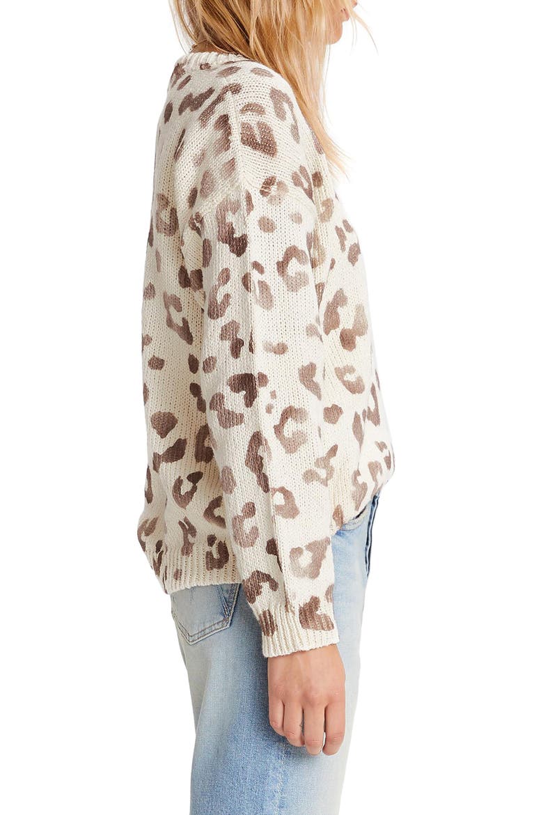 Leopard Print Cotton Sweater, Alternate, color, LOOK THE PART