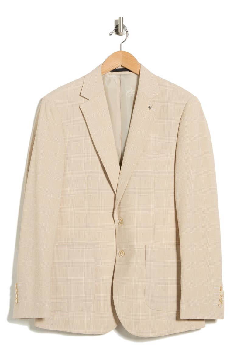 Seersucker Sport Coat, Alternate, color, TAN
