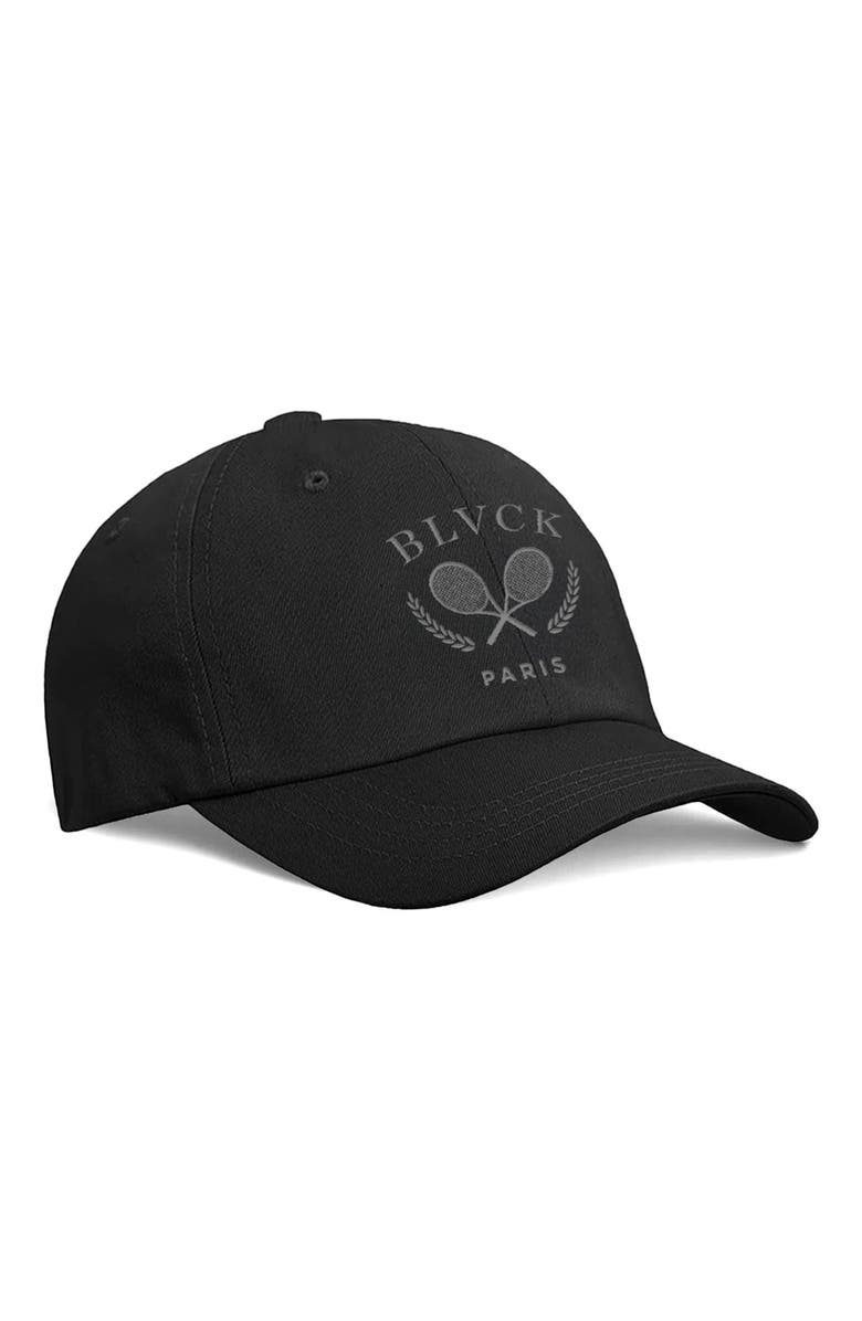 Blvck Paris Tennis Cap, Main, color, Black