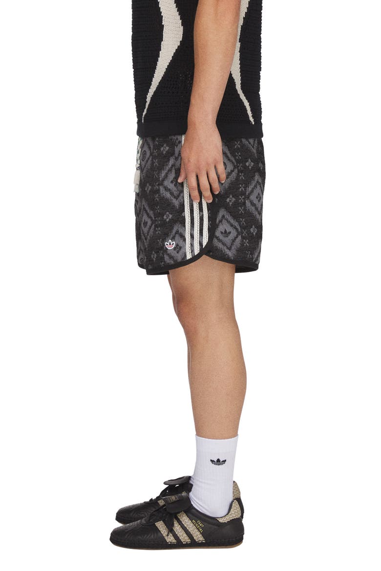 x CLOT Ikat Drawstring Shorts, Alternate, color, CARBON