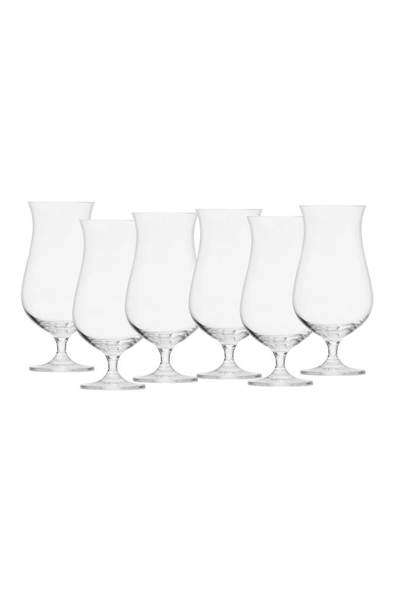 Schott Zwiesel Bar Special Set of 6 Hurricane Glasses, Main, color, CLEAR