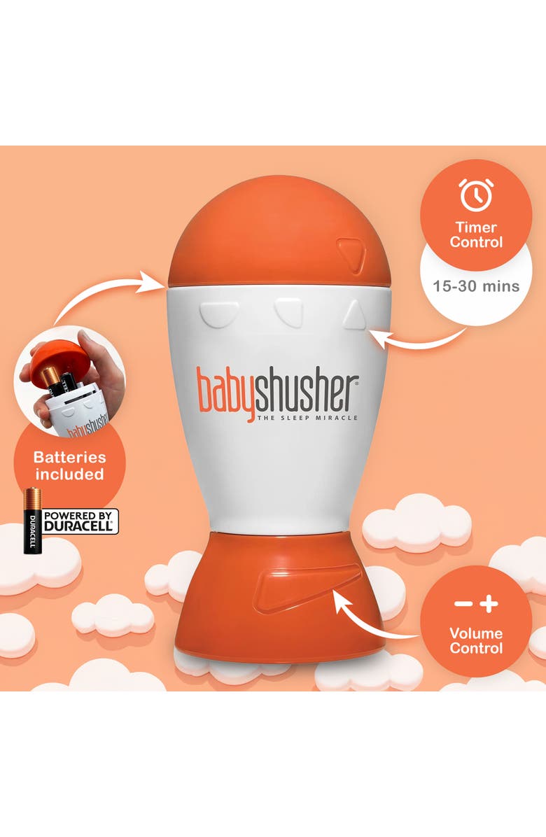 Shusher Baby Shusher Collection Gift Set, Alternate, color, Orange & White