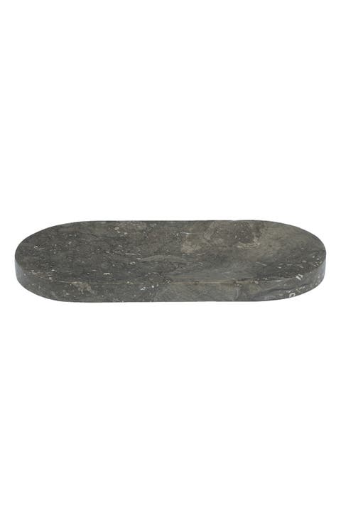 Oval Marble Decorative Tray