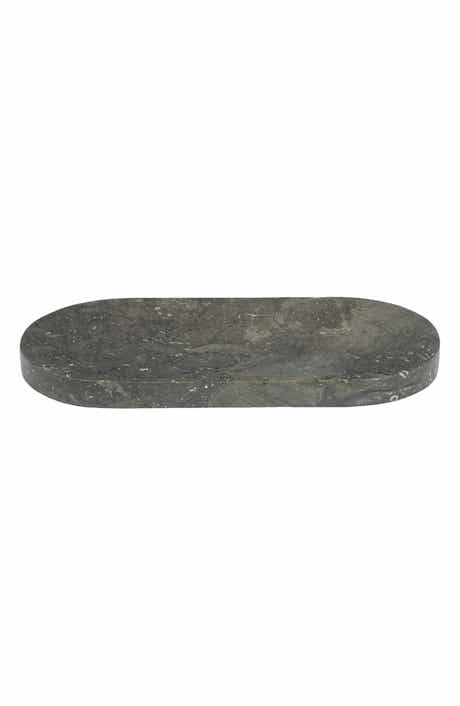 Oval Marble Decorative Tray