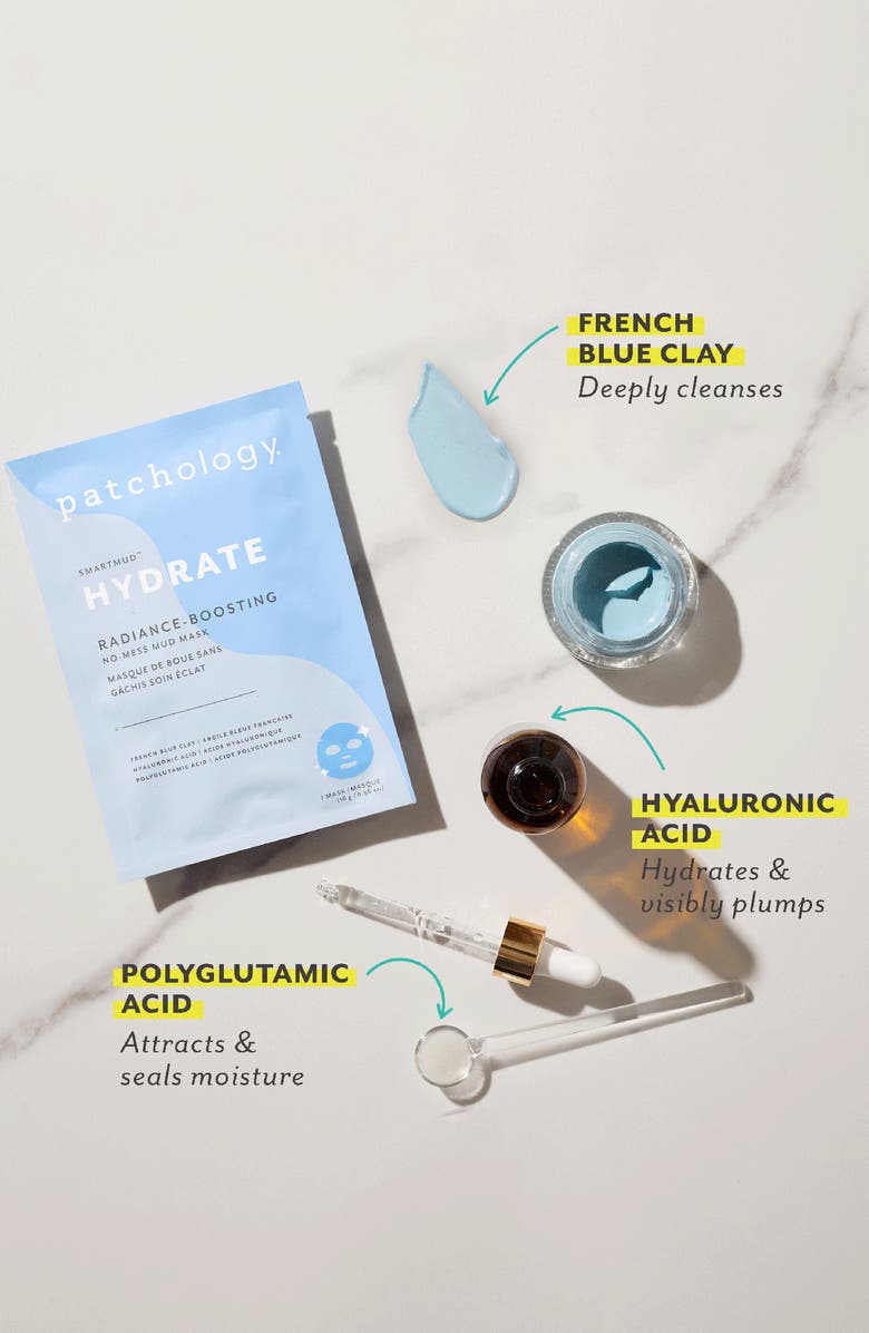 Patchology SmartMud<sup>™</sup> Duo Hydrate & Detox Sheet Masks, Alternate, color,