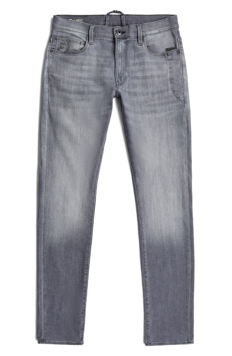 G-STAR Lancet Skinny Jeans, Alternate, color, Sun Faded Shell Grey