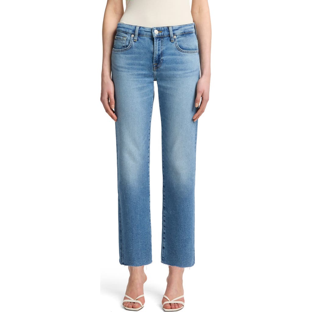 7 For All Mankind Calie Straighnt Cropped Jeans