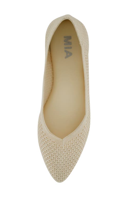 MIA MIA KERRI POINTED TOE KNIT FLAT