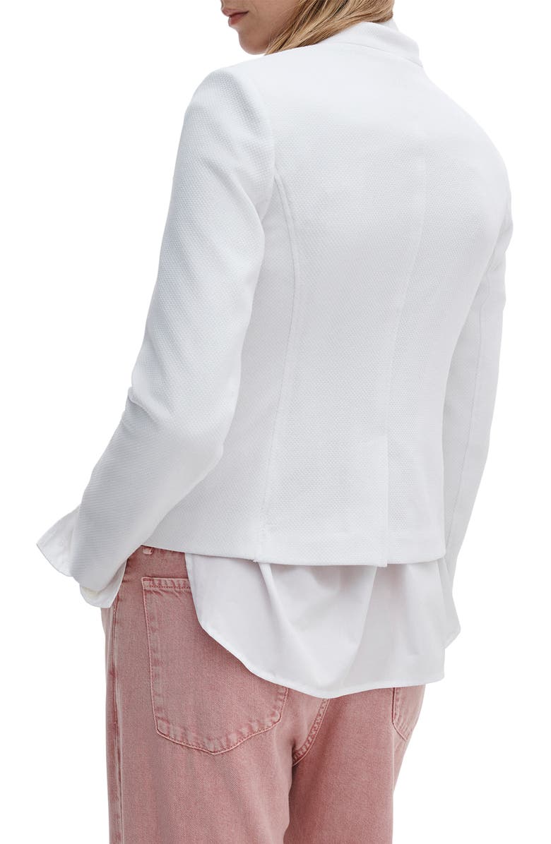 rag & bone Mercer Cotton Blend Blazer, Alternate, color, Ivory