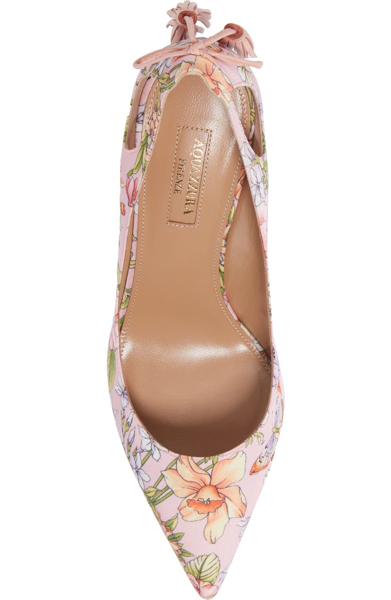 Aquazzura Forever Marilyn Tassel Pointed Toe Pump, Alternate, color,