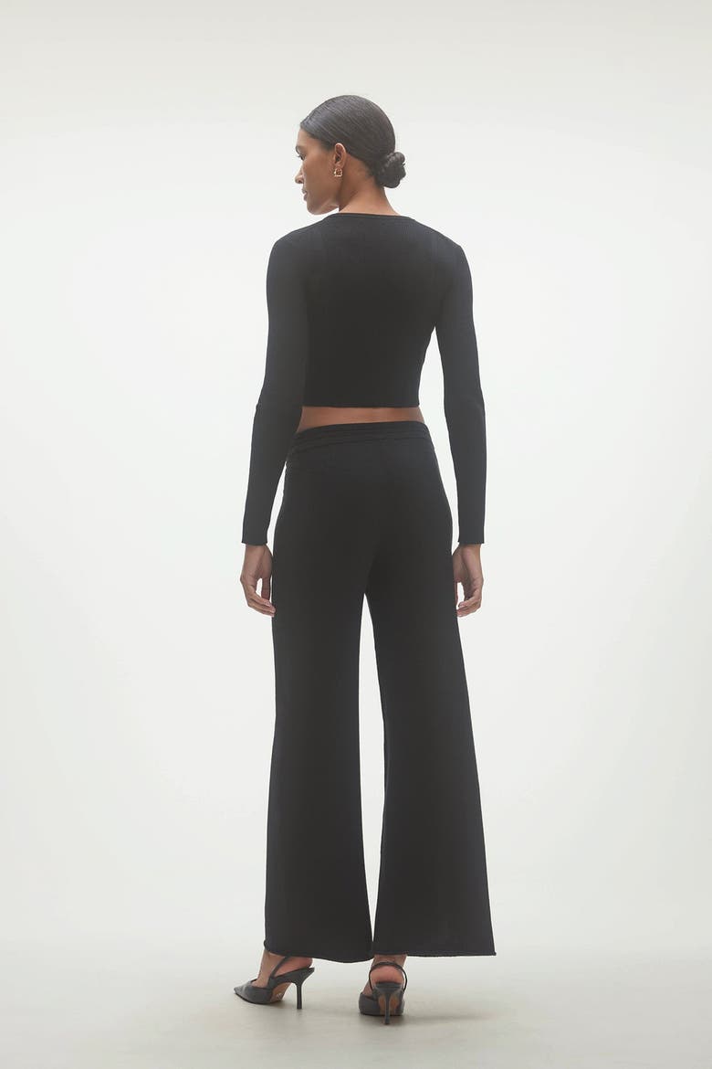 Josie Wide Leg Pants, Alternate, color, Black