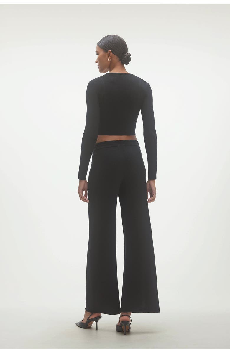 NAKED CASHMERE Josie Wide Leg Pants, Alternate, color, Black