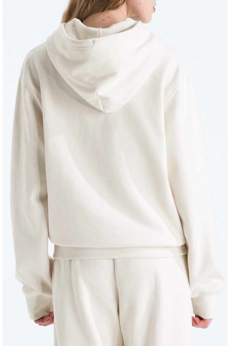 Evolution Simple Dome Fleece Hoodie, Alternate, color, WHITE DUNE