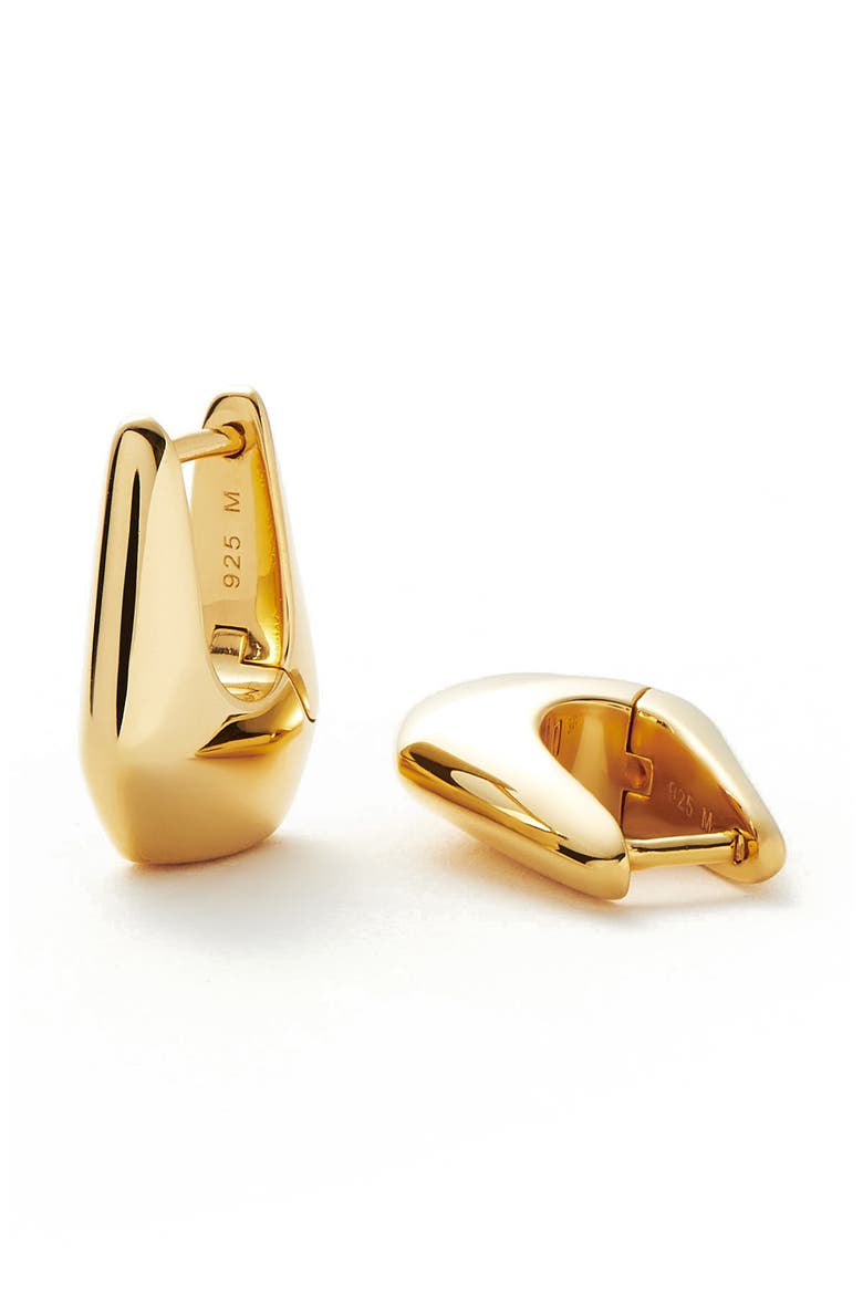 Lucy Williams Arco Small Hoop Earrings, Alternate, color, GOLD