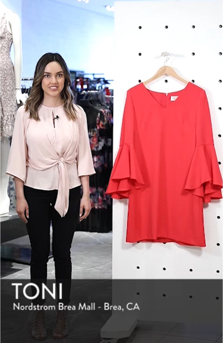 Bell Sleeve Sheath Dress, sales video thumbnail