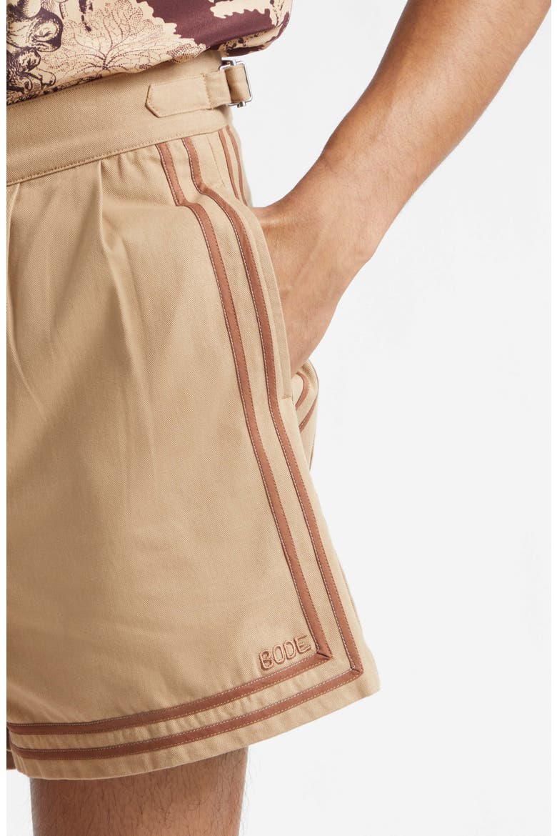 Canteen Cotton Twill Shorts, Alternate, color, KHAKI