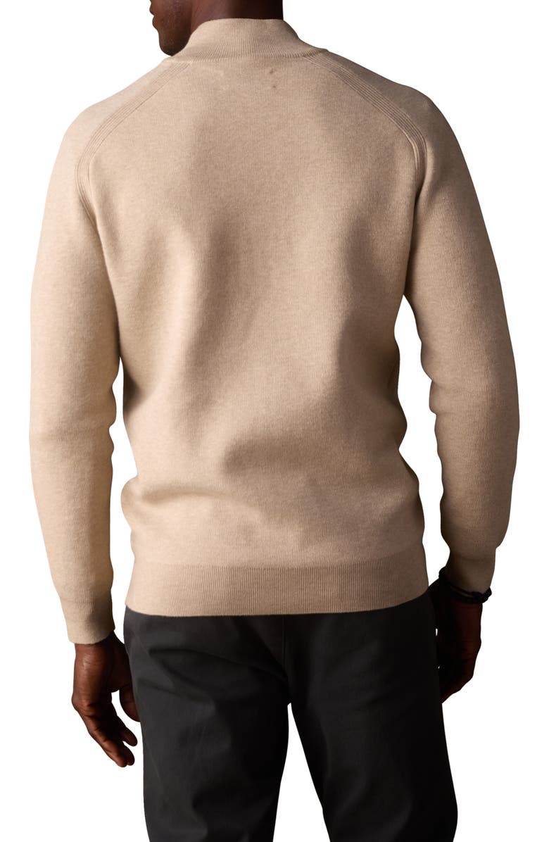 The Normal Brand Coopers Landing Zip Cardigan, Alternate, color, Oatmeal