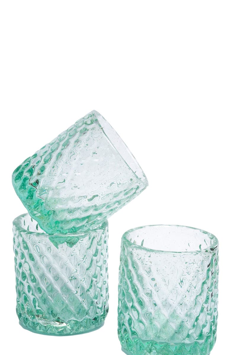Zorro y Jaguar Bruma Glass - Set of 2, Alternate, color, Turquoise