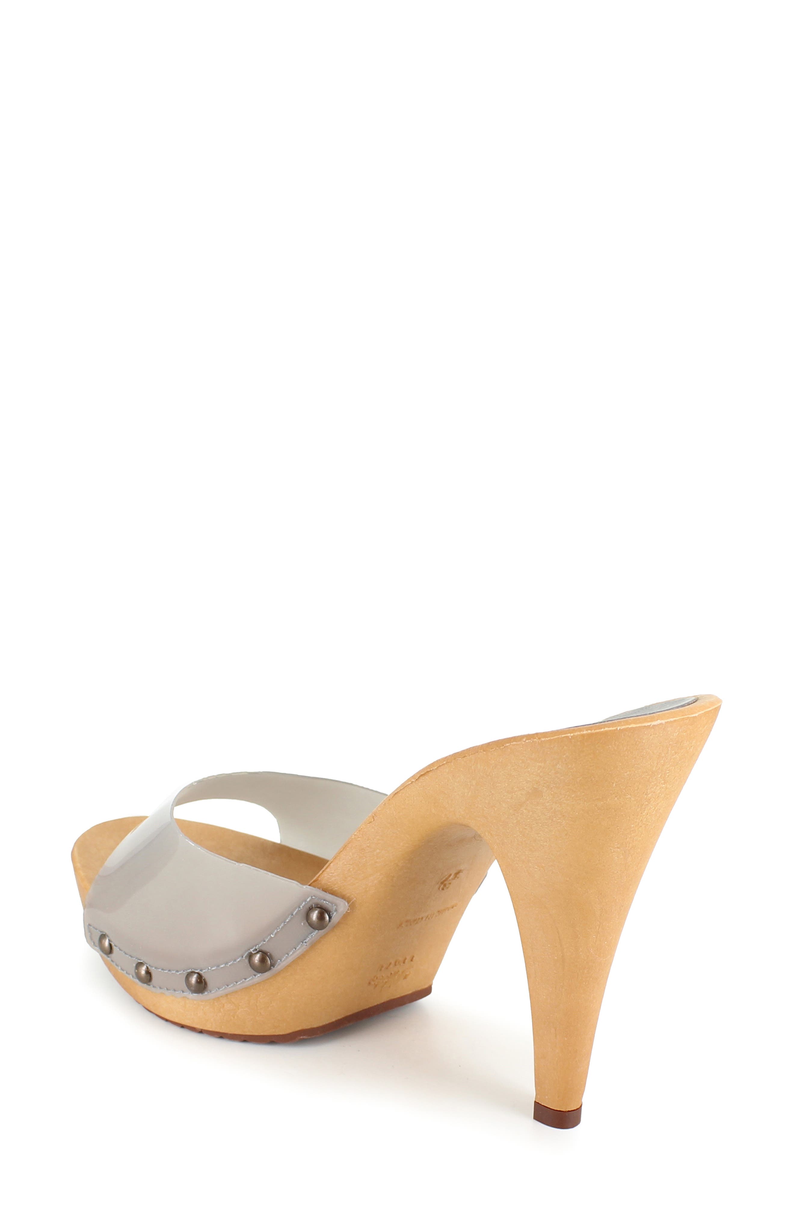 Candie's Electra Slide Sandal, Alternate, color, Smoke