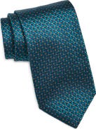 Canali Geometric Silk Tie