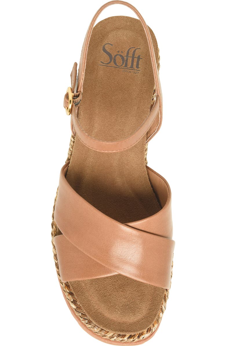 Söfft Diana Espadrille Platform Wedge Sandal, Alternate, color, Sand
