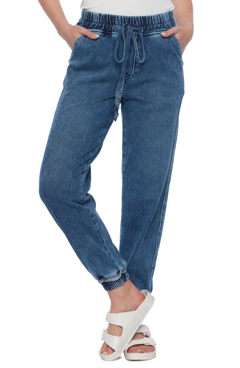 Wash Lab Denim Denim Joggers, Main, color, 