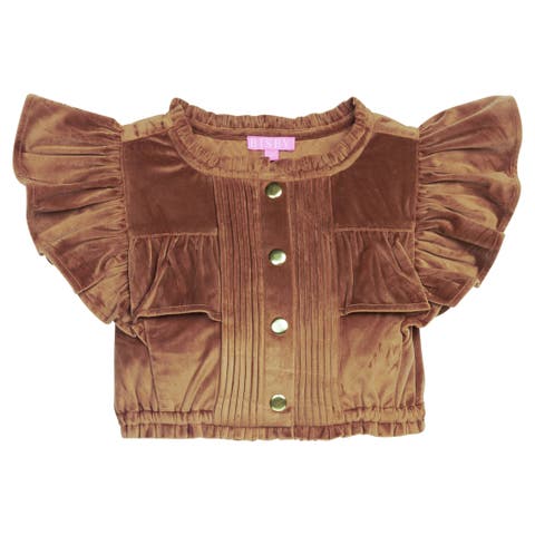Kids' Faux-Suede Annie Top