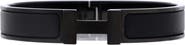 Pre-Owned Hermes So Black Clic HH Bracelet Enamel Narrow