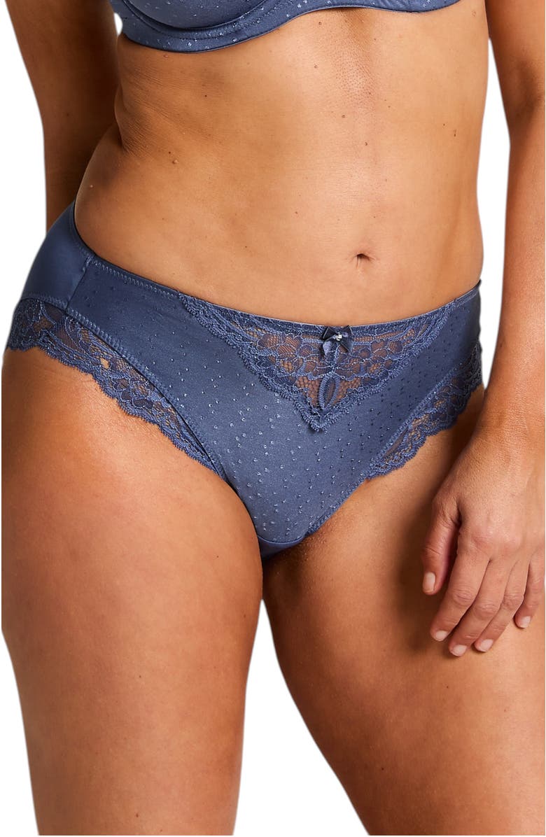 Hunkemöller Sophie High Knickers, Main, color, Blue Indigo