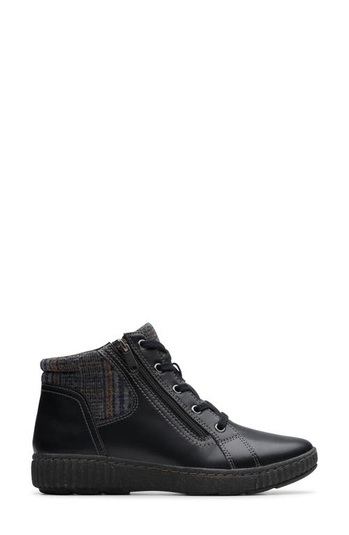 Clarks ® Caroline Spice Sneaker Boot In Black