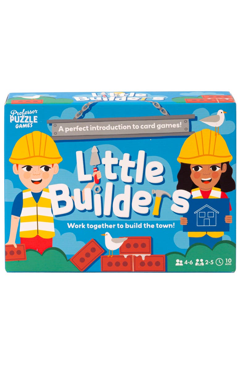 Professor Puzzle Little Builders Memory 
Collection Card Game, 4+, Alternate, color, Multicolored