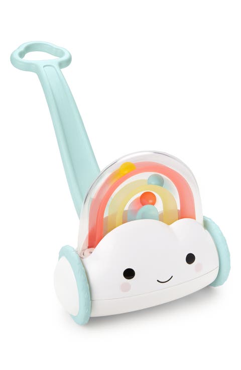 Silver Lining Cloud Rainbow Push Toy
