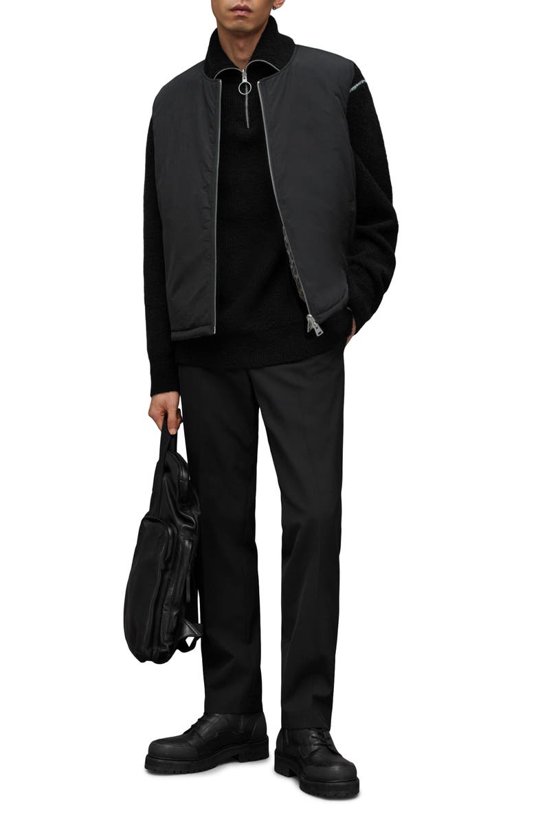 AllSaints Underground Reversible Leopard Print Vest, Alternate, color,