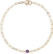 Anzie Bezel Pendant Bracelet