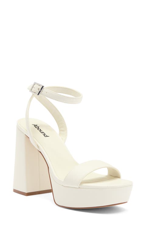Monica Block Heel Platform Sandal (Women)