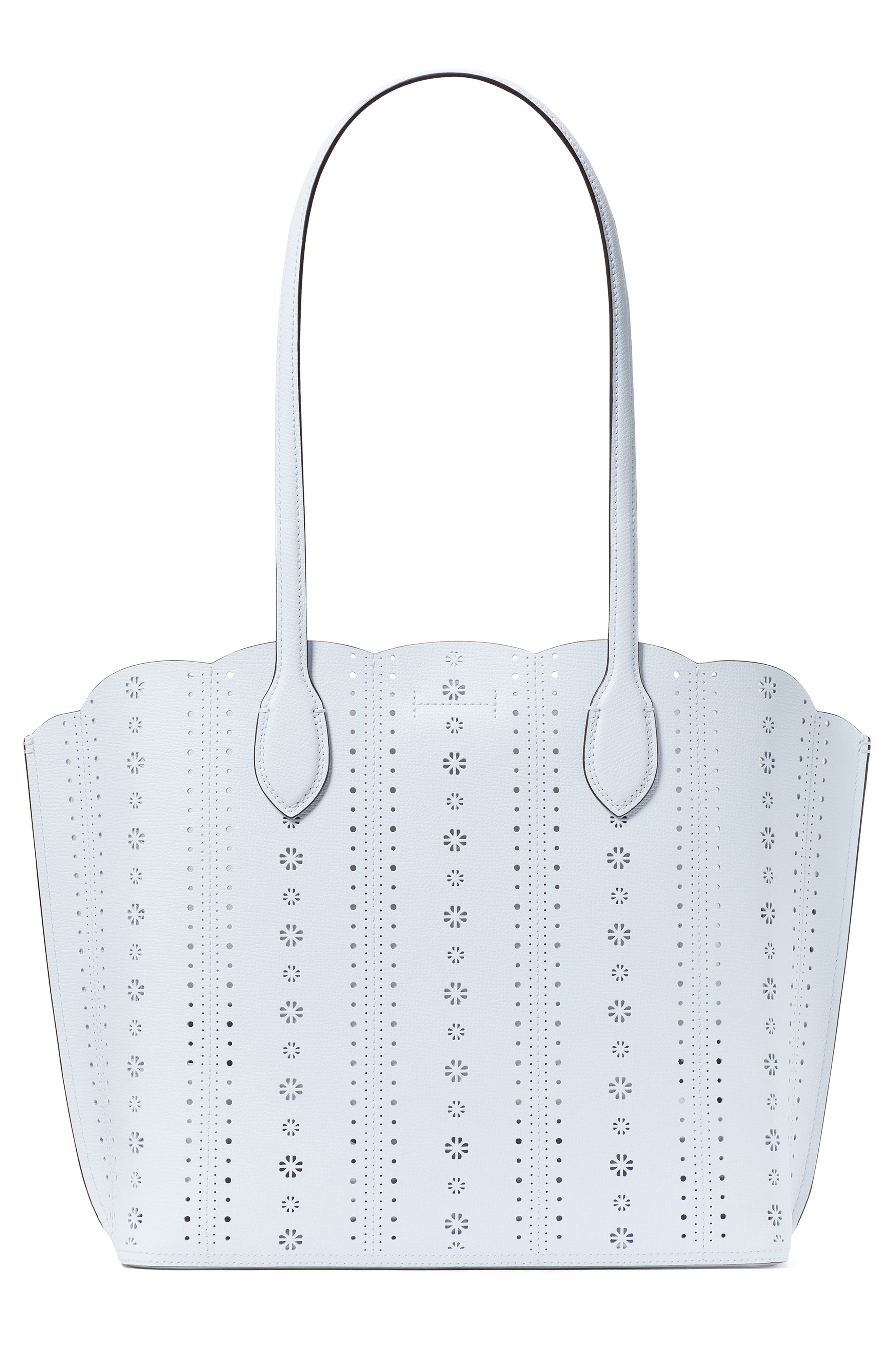 Kate Spade New York large suite pointelle leather tote, Alternate, color, 