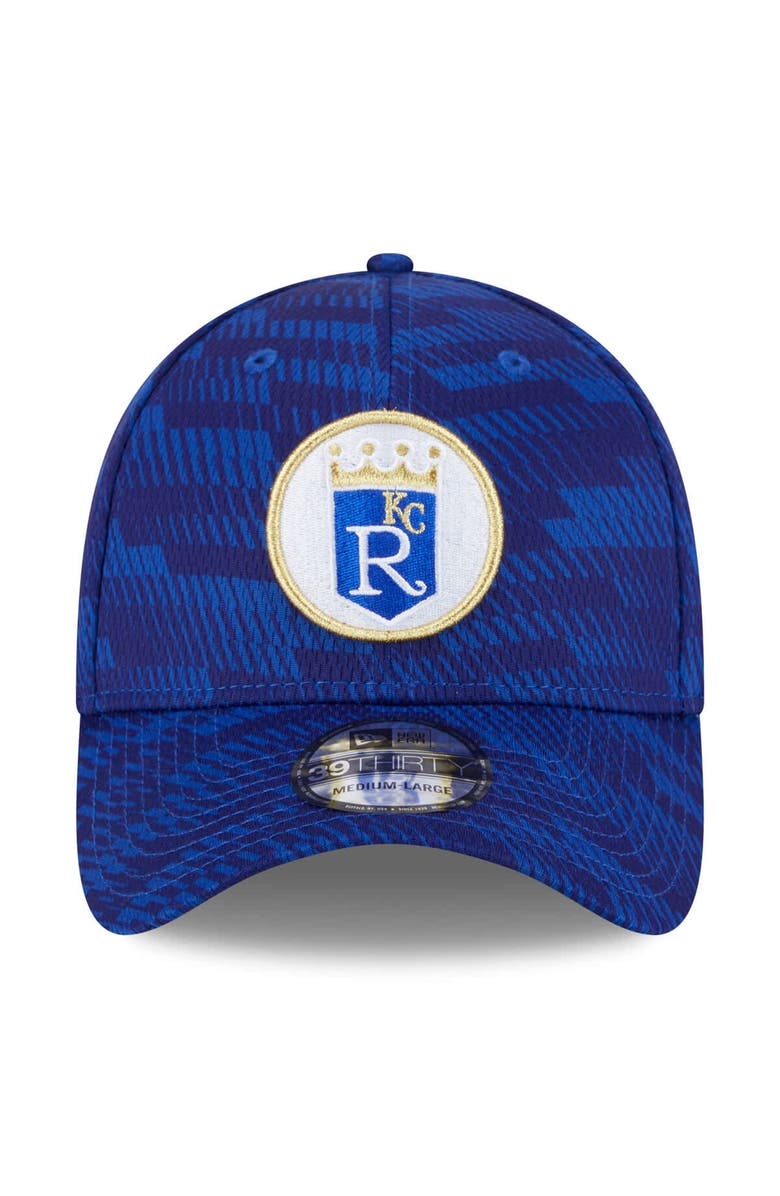 New Era Men's New Era Royal Kansas City Royals 2025 MLB Clubhouse 39THIRTY Flex Hat, Alternate, color,
