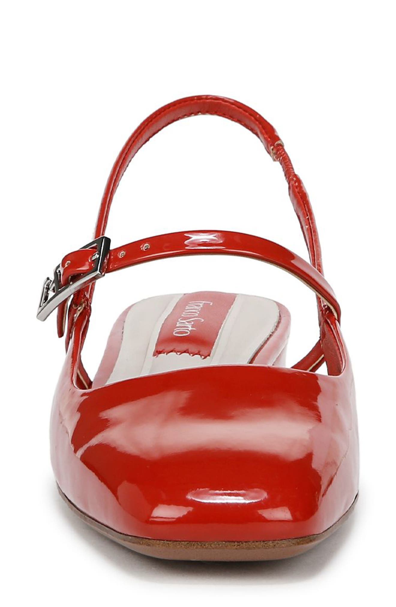 Franco Sarto Destin Slingback Flat, Alternate, color, Red