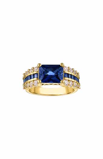 Lab Created Sapphire Ring