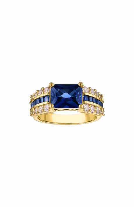 Lab Created Sapphire Ring