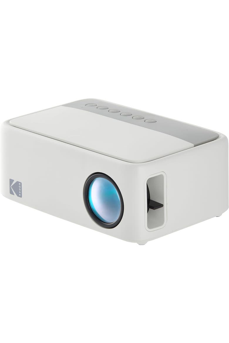 FLIK X1 Mini Pico Projector, Main, color, White