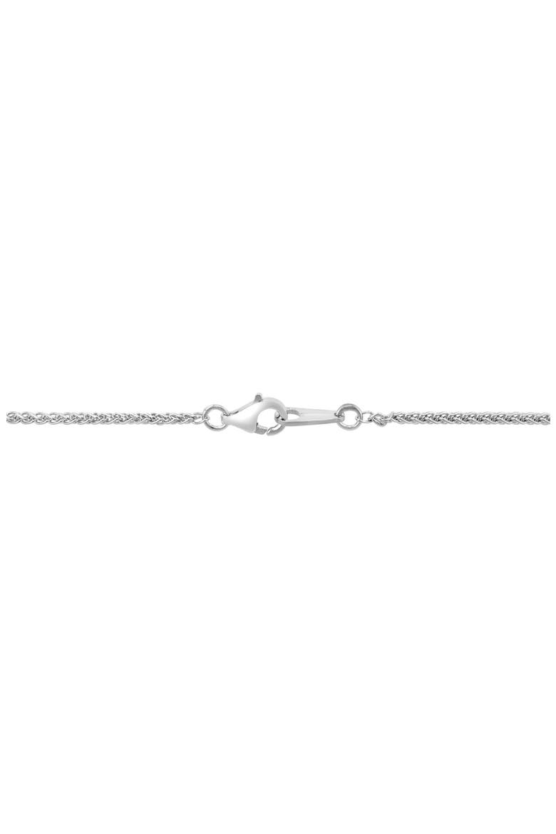 Sterling Silver Diamond Necklace - 0.25" ctw, Alternate, color, WHITE